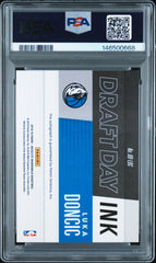 2018 Absolute Memorabilia Draft Day Luka Doncic LVL 1 Rookie /125 PSA 9 Auto 10