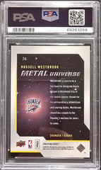2008 Skybox Metal Universe Russell Westbrook Precious Gems Red Rookie /50 PSA 8