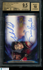 Star Trek Deep Space 9 Terry Farrell Michael Dorn LE Dual Autograph BGS 9.5/10