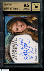 2008 Stargate Atlantis Autograph Jewel Staite Limited Auto BGS 9.5/10 Gem POP 1