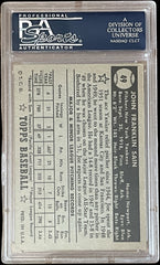 1952 Topps Johnny Sain #49 Joe Page Bio Black Back PSA 4.5 Yankees