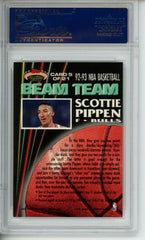 1992-93 Stadium Club Scottie Pippen #5 Beam Team PSA 10 Chicago Bulls HOF