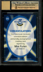 1999 Babylon 5 Profiles Autograph Mira Furlan as Delenn Limited Auto BGS 9.5/10