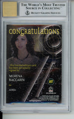 2008 Stargate SG-1 Season Ten Autographs Morena Baccarin #A97 BGS 9/10 Auto