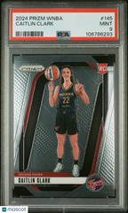 2024 Panini Prizm WNBA Caitlin Clark #145 Rookie RC PSA 9 Mint