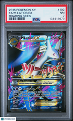 2015 Pokemon Xy Roaring Skies M Latios EX Foil Full Art PSA 7 #102