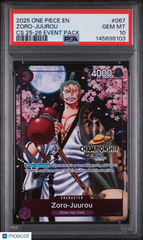 2025 One Piece Championship 2025-26 Event Pack Zoro-Juurou PSA 10 #067