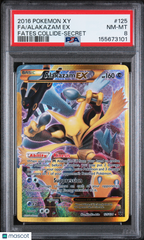 2016 Pokemon Xy Fates Collide Alakazam EX Full Art -Secret Fa PSA 8 #125