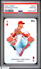 2023 Topps All Aces Shohei Ohtani #AA11 SP PSA 10 Gem Mint