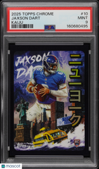 2025 Topps Chrome Kaiju Japanese Rookie RC Jaxon Dart #10 PSA 9 Mint