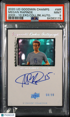 2020 UD Goodwin Champions 2009 Exquisite Coll Rookie Auto Megan Rapinoe 99 PSA 9