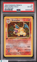 1999 Pokemon French Dracaufeu / Charizard #4 1ST Edition PSA 6 Holo