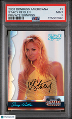 2007 Donruss Americana Private Signings Stacy Keibler /250 PSA 9 Dancing w stars