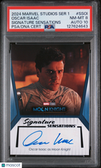 2024 Upper Deck Marvel Studios S1 Signature Sens Oscar Isaac Auto PSA 8 Auto 10