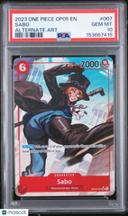 2023 One Piece Op05-Awakening Of The New Era Sabo Alternate Art PSA 10 #007