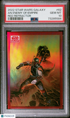 2022 Topps Chrome Star Wars Galaxy Enemy Empire #62 Darth Vader /Fett #/5 PSA 10