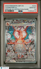 2023 Pokemon Obsidian Flames Charizard EX Special Illustration Rare PSA 10 #223