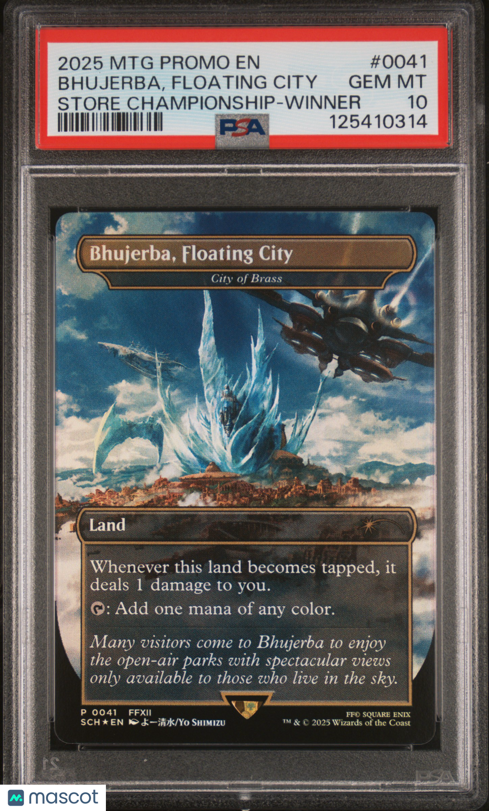 2025 Magic MTG Promos Bhujerba, Floating City #0041 Championship-Winner PSA 10