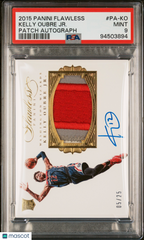 2015 Panini Flawless Patch Autograph Kelly Oubre JR. Rookie Auto 05/25 PSA 9