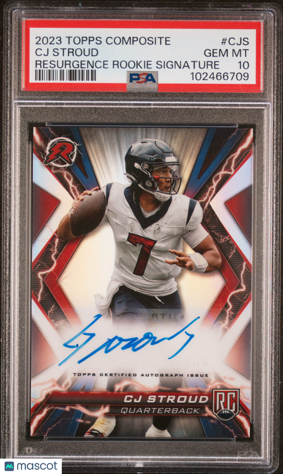 2023 Topps Composite Resurgence Rookie Signatures CJ Stroud #CJS Auto PSA 10