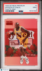 1998 Skybox Premium That's Jam Shaquille O'Neal #4 Short Print PSA 9 Lakers