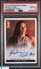 2017 Rittenhouse WNBA Autograph Kelsey Plum Pose Rookie RC PSA 10 Sparks Auto