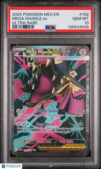 2025 Pokemon EN-Mega Evolution Mega Mawile EX Ultra Rare PSA 10 #162