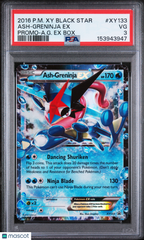 2016 Pokemon Xy Black Star Promo Ash Greninja EX Promo- EX Box PSA 3 #XY133