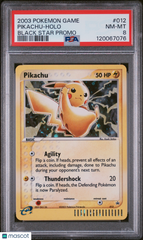 2003 Pokemon Black Star Promo Pikachu Holo PSA 8 #012 Rare NM-MT