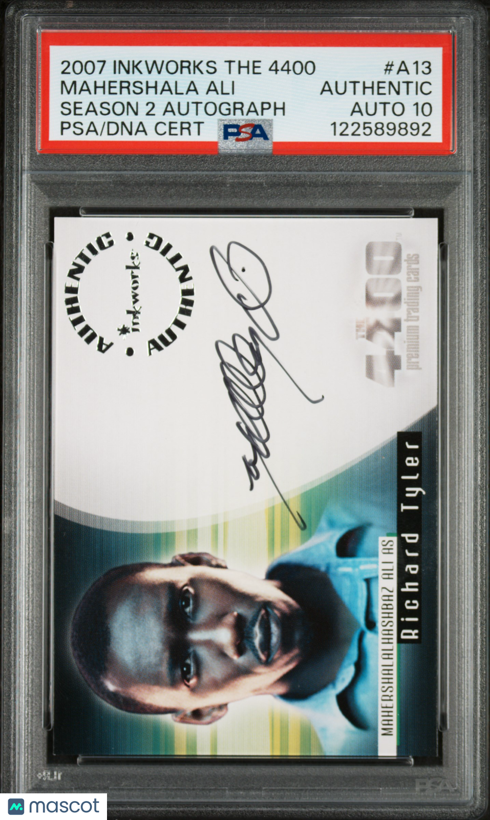 2007 Inkworks The 4400 S2 Autograph Mahershala Ali #A13 PSA Auto 10 Blade?