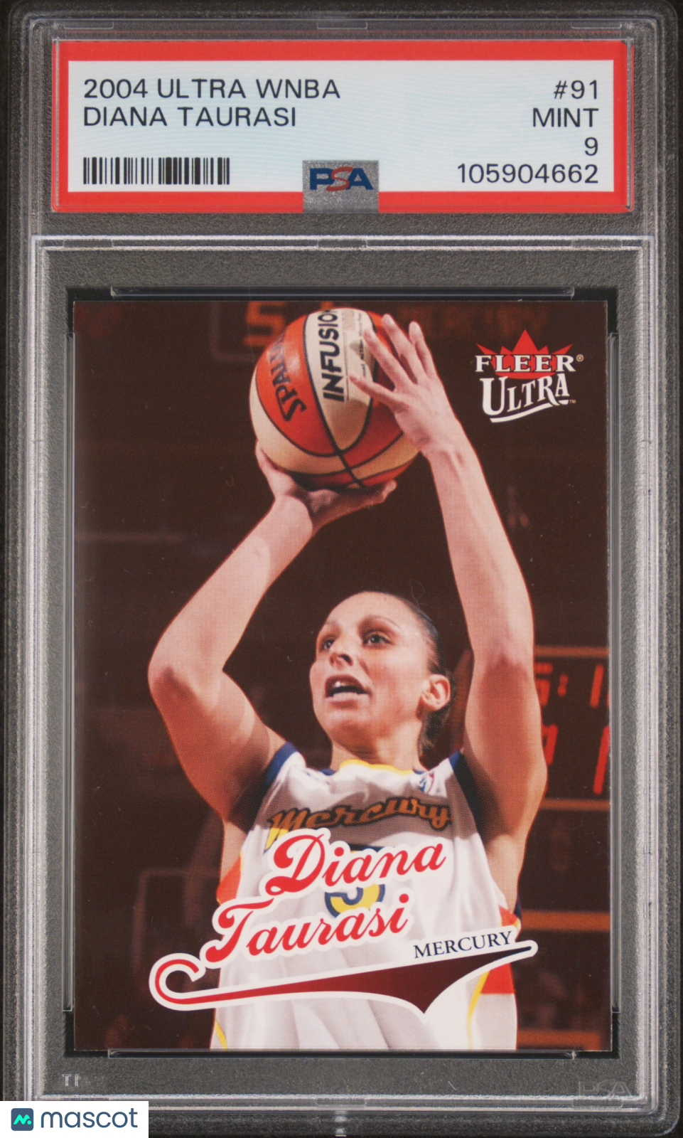 2004 Ultra WNBA Diana Taurasi #91 Rookie RC SP PSA 9 Mint Tough Grade Pop 27
