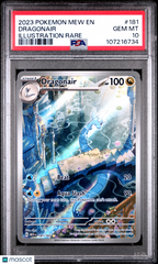 2023 Pokemon Mew EN-151 Dragonair #181 FA Illustration Rare PSA 10 Gem Mint