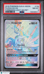 2018 Pokemon Sun & Moon Forbidden Light Dialga GX Fa -Secret PSA 8 #138