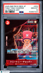 2025 One Piece Japanese Eb02 Anime 25th Tony Chopper Alternate Art PSA 10 #003