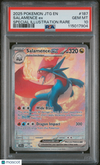 Pokemon JTG EN-Journey Together Salamence #187 Special Illustration Rare PSA 10
