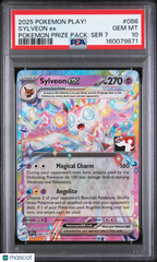 2025 Pokemon Play! Pokemon Prize Pack: Series 7 Sylveon EX PSA 10 #086 Gem