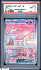 2023 Pokemon Black Star Promo Mew EX 151 Ultra-Premium Coll PSA 8 #053