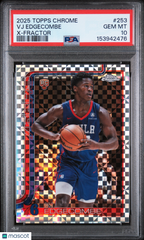 2025 Topps Chrome VJ Edgecombe #253 X Fractor Rookie RC PSA 10 Gem Mint