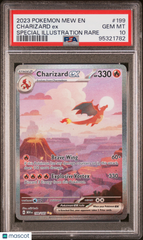 2023 Pokemon Mew EN-151 Charizard EX Special Illustration Rare PSA 10 #199 Gem