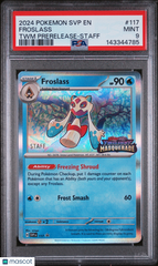 2024 Pokemon EN-SV Black Star Promo Froslass TWM Prerelease-Staff PSA 9 #117