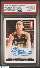 2016 Rittenhouse WNBA Autograph Breanna Stewart Action Rookie PSA 10 Auto 10