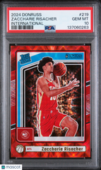 2024 Donruss Zaccharie Risacher #219 International Rated Rookie PSA 10 Pop 6