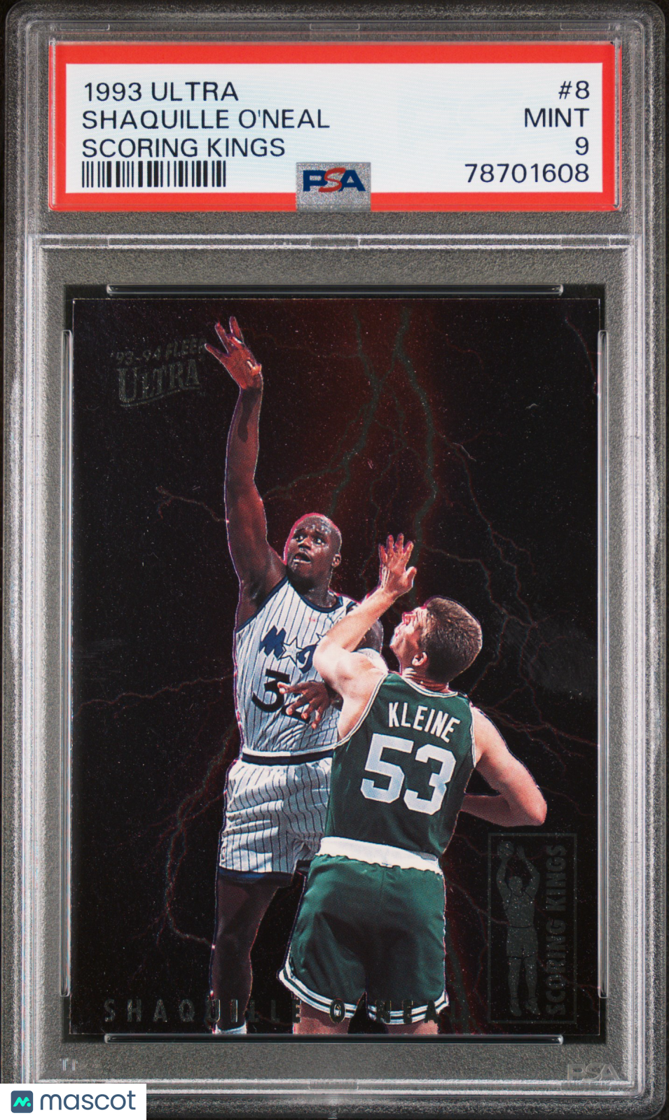 1993 Ultra Scoring Kings Shaquille O'Neal #8 SP Insert Low Pop PSA 9 Lakers