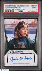 2024 Upper Deck Marvel Studios S1 Signature Sophia DI Martino Sylvia PSA 9 Auto