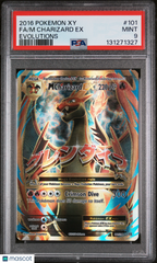 2016 Pokemon Xy Evolutions M Charizard EX Fa Evolutions PSA 9 #101 Mint
