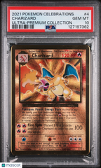 2021 Pokemon Celebrations Ultra-Premium Collection Charizard #4 PSA 10 Low Pop