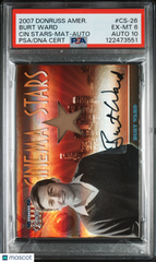 2007 Donruss Americana Cinema Stars Burt Ward AS Robin PSA 6/10 Auto Relic