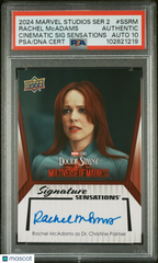 2024 UD Marvel Studios Doctor Strange Rachel McAdams Autograph PSA Auth 10 Auto
