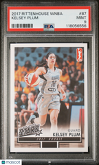 2017 Rittenhouse WNBA Kelsey Plum #87 Rookie RC sp/500 PSA 9 Mint