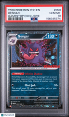 2026 Pokemon Promo EN-Perfect Order Gengar Gamestop Exclusive PSA 10 #050